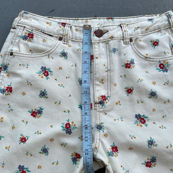 Billabong Cream Floral Straight Leg Jeans - Picture 12 of 16